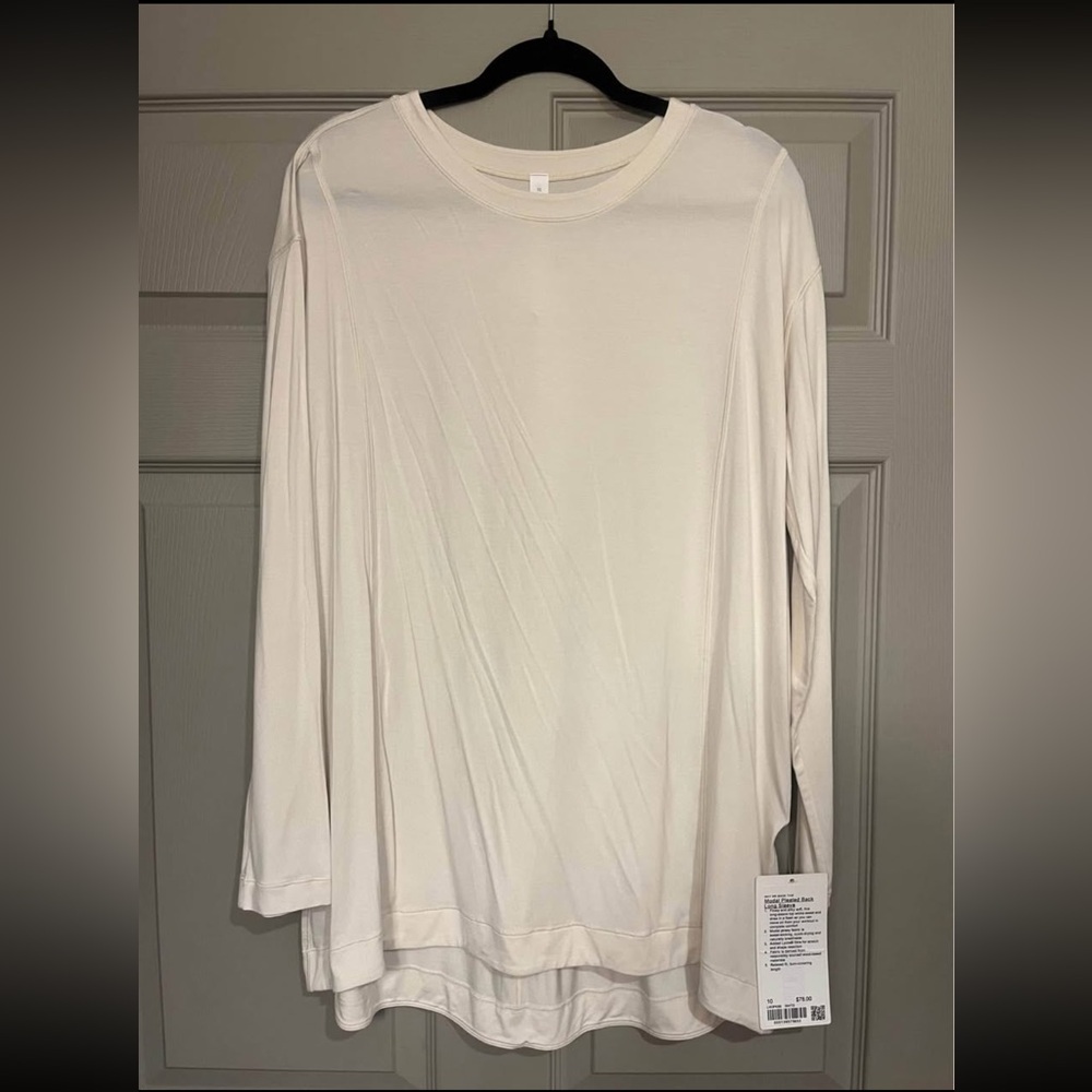 Lululemon Athletica Modal Pleated Back Long Sleeve